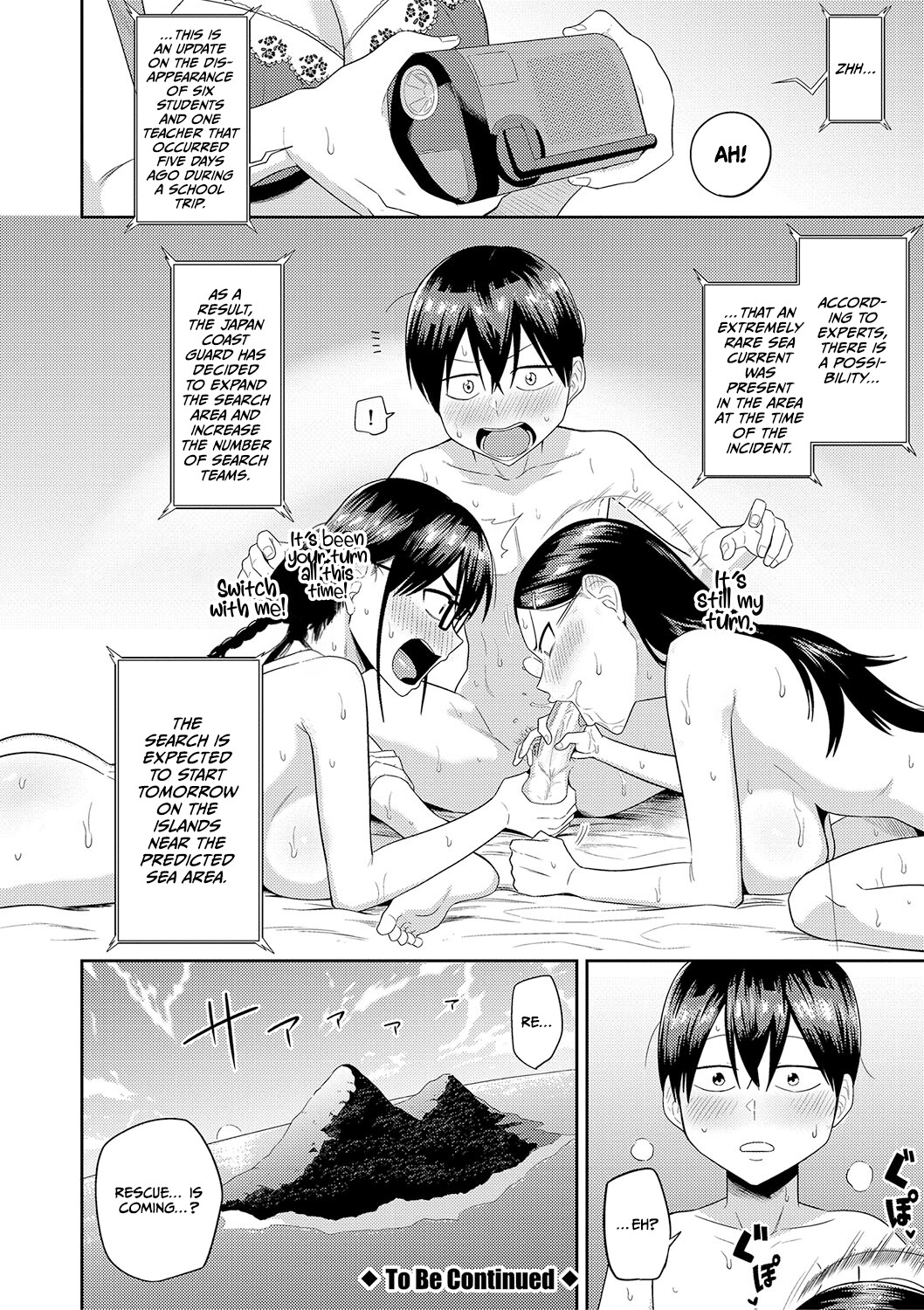 Hentai Manga Comic-Harem life on a deserted island with dirty girls who are curious about sex-Read-72